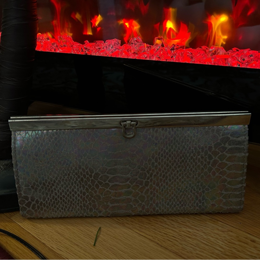 Elegant Silver Clutch